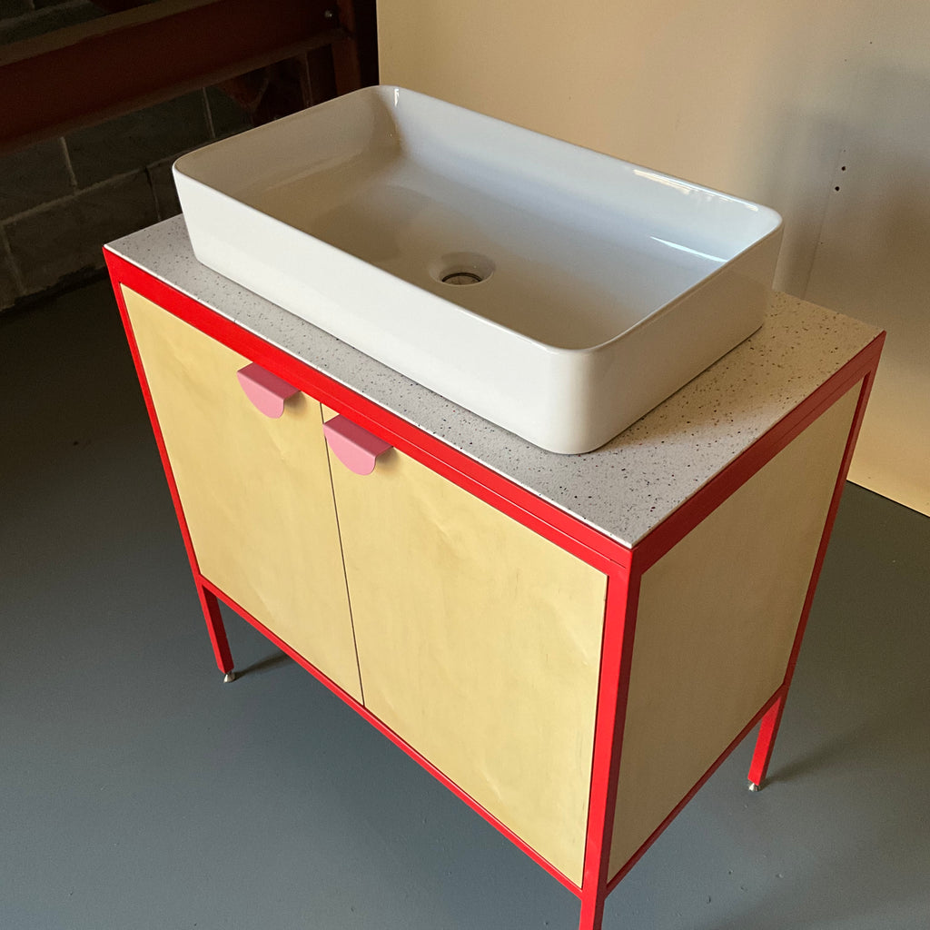 Medium Vanity Unit - Red.