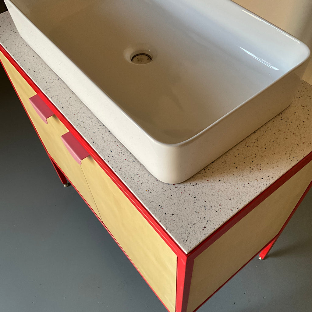 Medium Vanity Unit - Red.