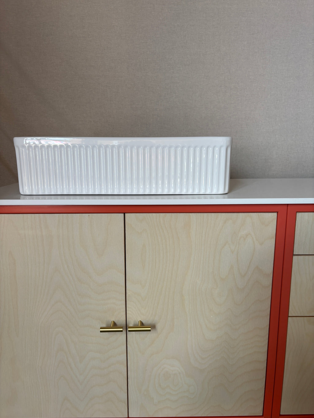 Double Vanity Dressing Table - Pink.