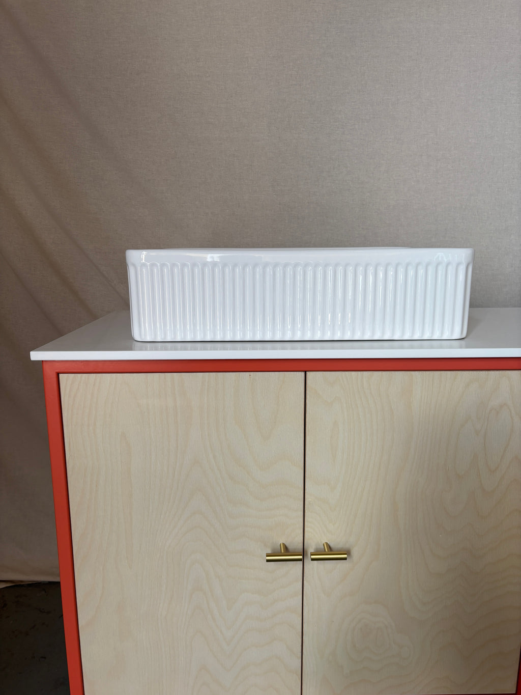 Double Vanity Dressing Table - Pink.