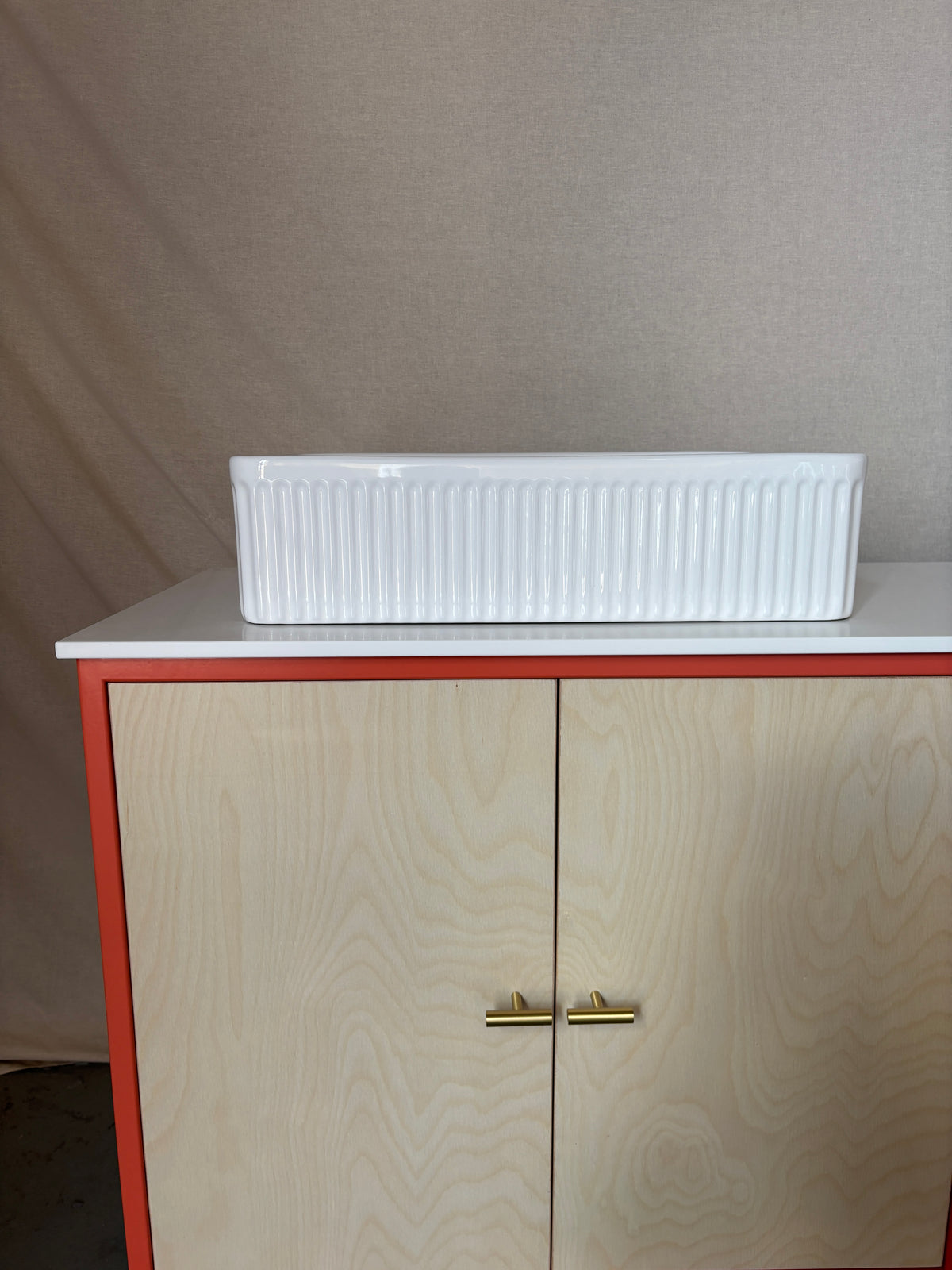 Double Vanity Dressing Table - Pink.