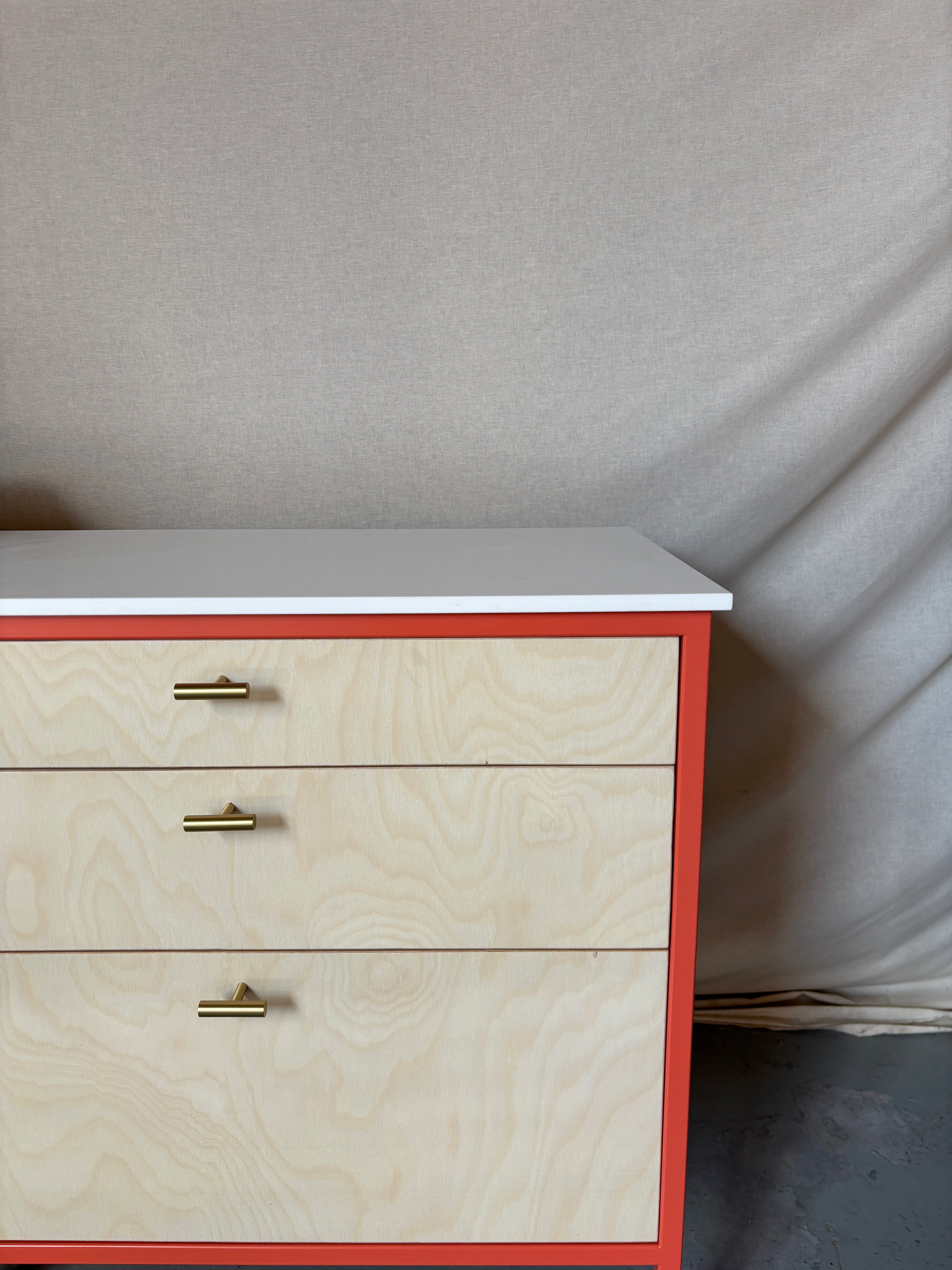 Double Vanity Dressing Table - Pink.