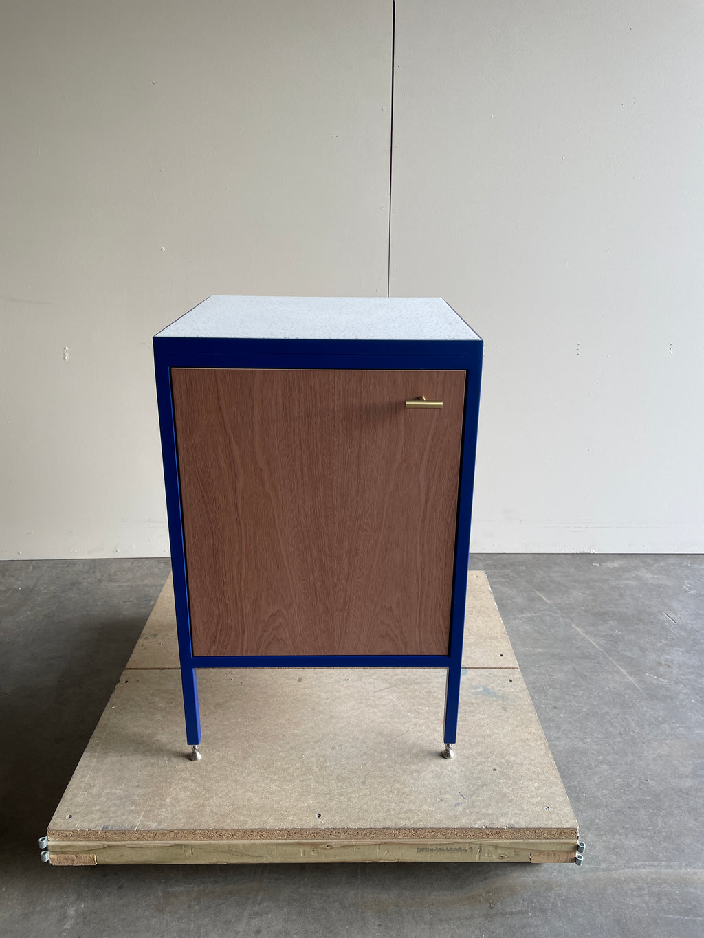 Compact Vanity Unit - Blue.