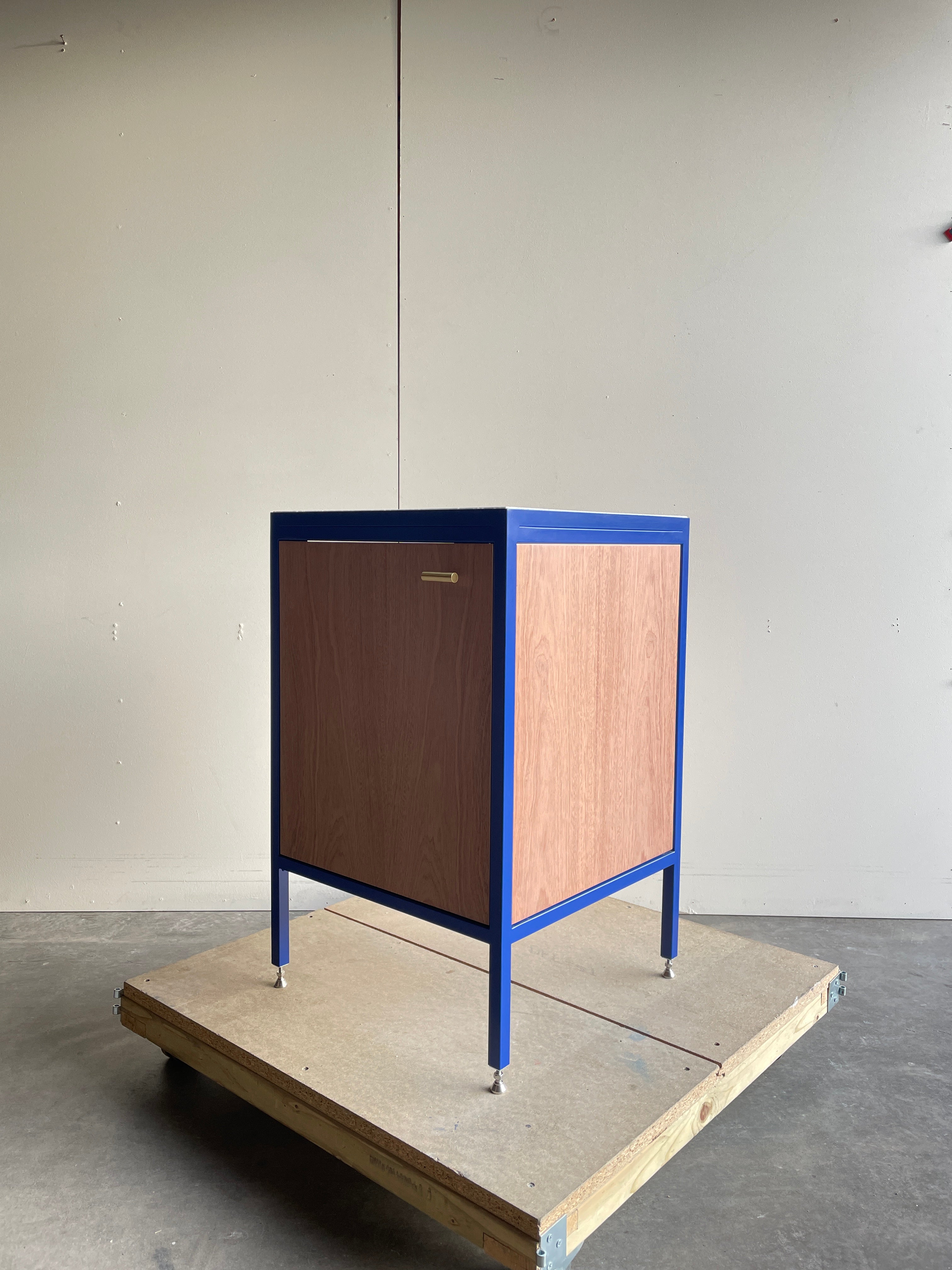 Compact Vanity Unit - Blue.