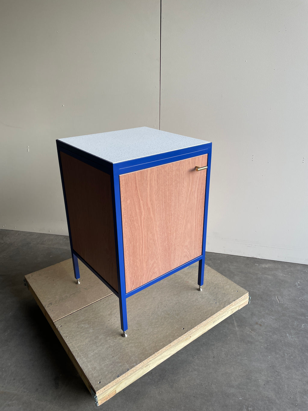 Compact Vanity Unit - Blue.