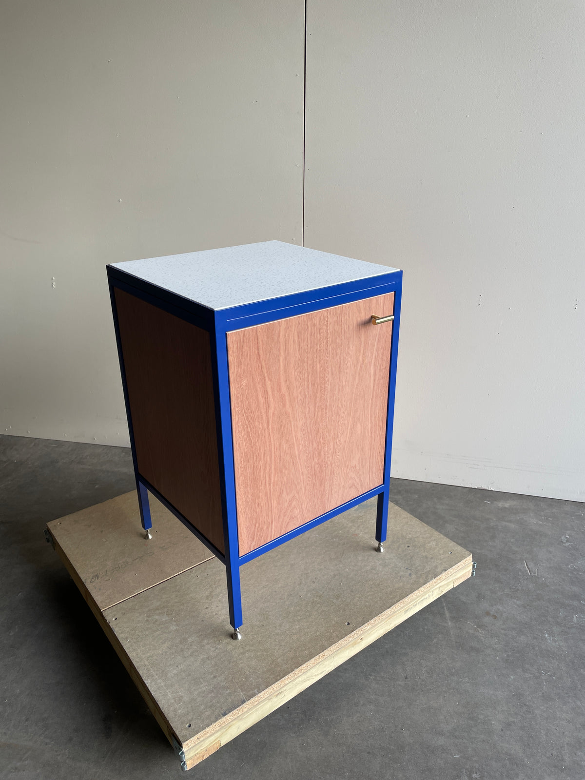 Compact Vanity Unit - Blue.