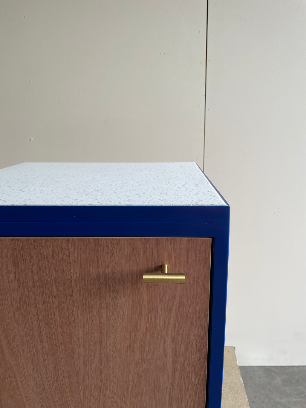 Compact Vanity Unit - Blue.
