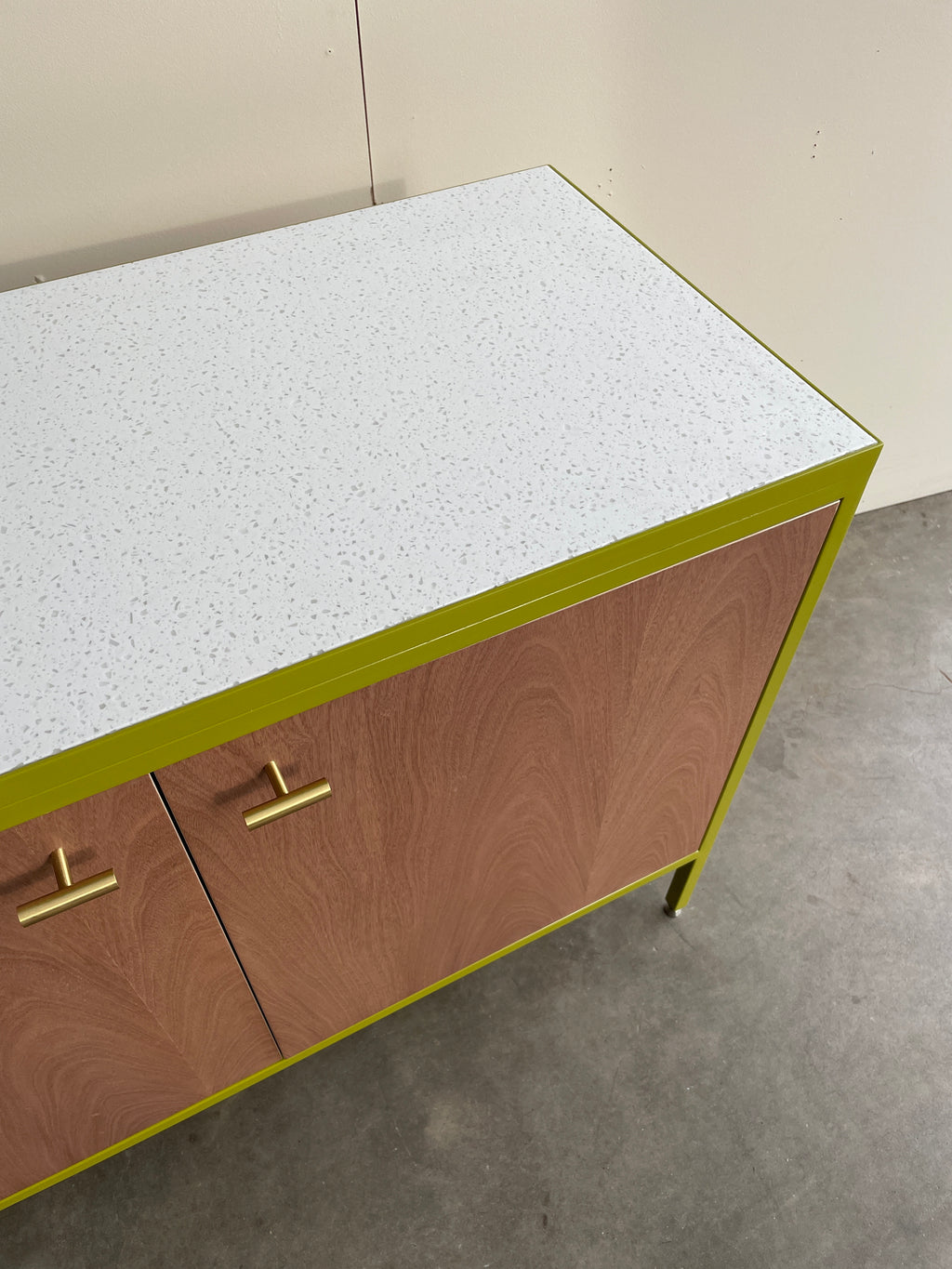 Double Vanity Unit - Green.