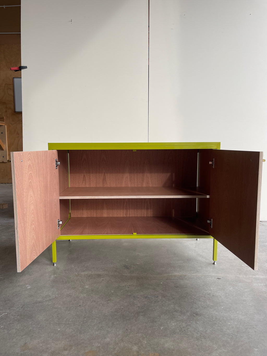 Double Vanity Unit - Green.