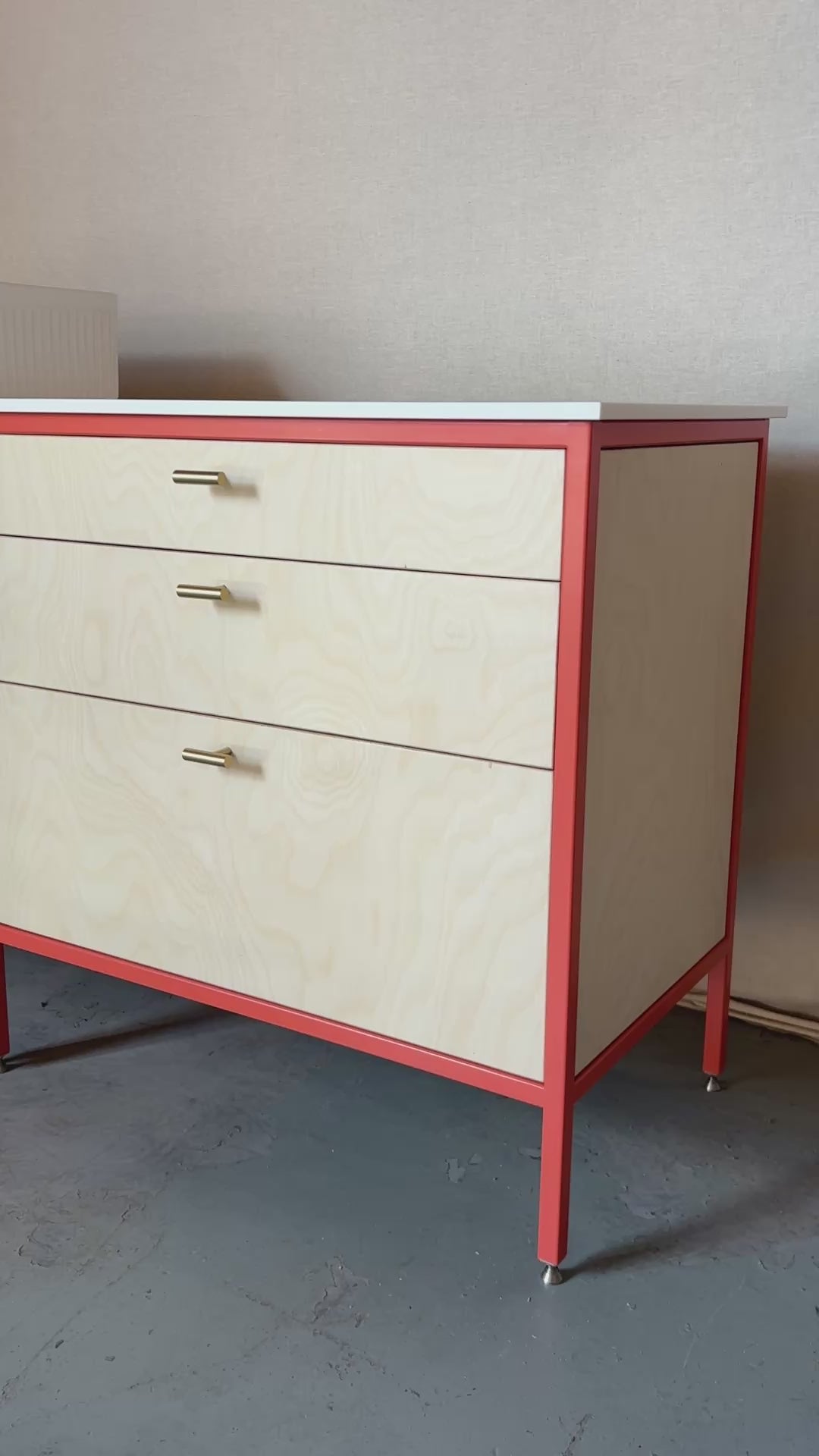 Double Vanity Dressing Table - Pink.